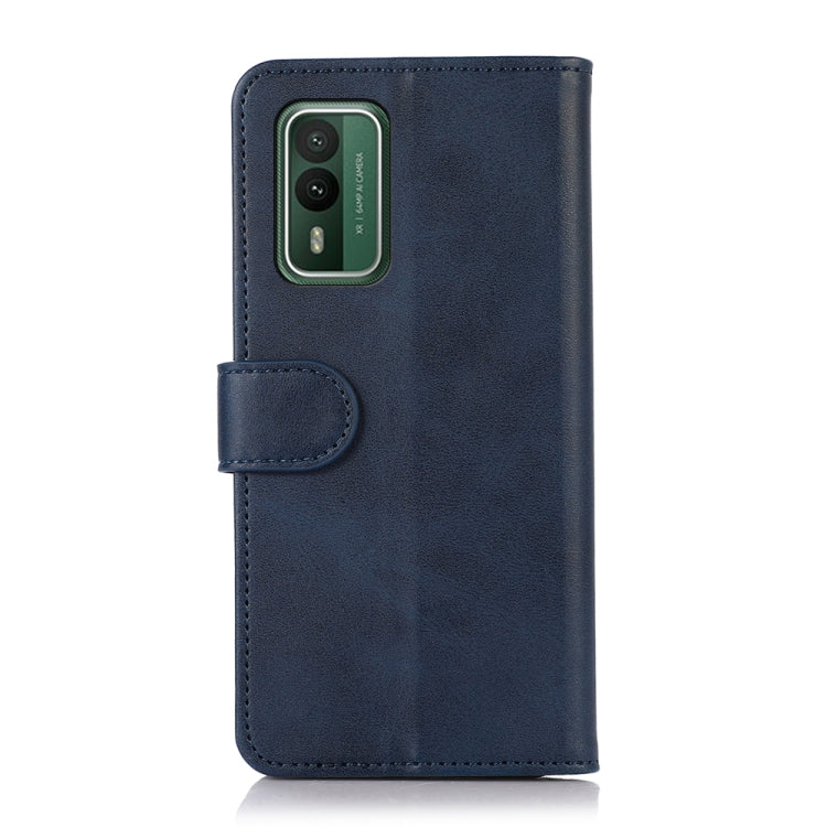 For Nokia XR21 Cow Texture Leather Phone Case(Blue) - Nokia Cases by buy2fix | Online Shopping UK | buy2fix