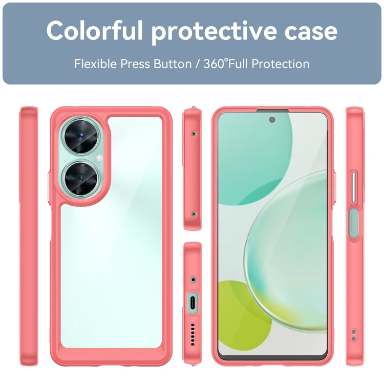 For Huawei Nova 11i Colorful Series Acrylic + TPU Phone Case(Red) - Huawei Cases by buy2fix | Online Shopping UK | buy2fix