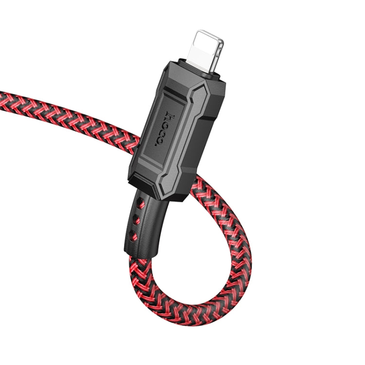 hoco X94 Leader PD 20W USB-C / Type-C to 8 Pin Charging Data Dable, Length:1m(Red) - 2 in 1 Cable by hoco | Online Shopping UK | buy2fix