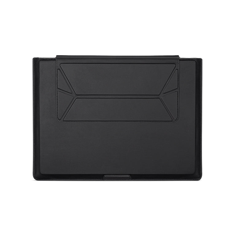 13-14 inch Universal Laptop Magnetic Holder Stitching Inner Bag(Black) - 13.3 inch by buy2fix | Online Shopping UK | buy2fix