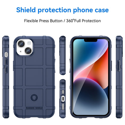 For iPhone 15 Plus Full Coverage Shockproof TPU Phone Case(Blue) - iPhone 15 Plus Cases by buy2fix | Online Shopping UK | buy2fix