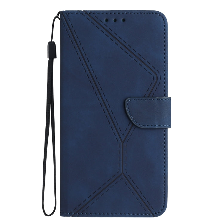 For Xiaomi Redmi A1 / A2 Stitching Embossed Leather Phone Case(Blue) - Xiaomi Cases by buy2fix | Online Shopping UK | buy2fix