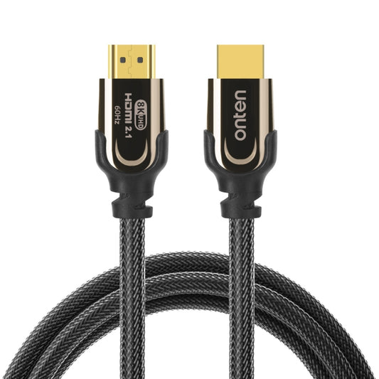 Onten HD180 HDMI 2.1 Version 8K HD Audio Cable, Length:2m(Black) - Cable by Onten | Online Shopping UK | buy2fix