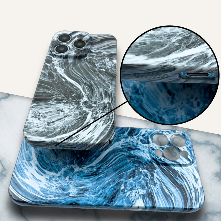 For iPhone XR Marble Pattern Phone Case(Blue White) - More iPhone Cases by buy2fix | Online Shopping UK | buy2fix