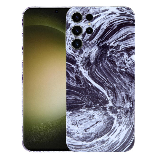 For Samsung Galaxy S23 Ultra 5G Marble Pattern Phone Case(Black White) - Galaxy S23 Ultra 5G Cases by buy2fix | Online Shopping UK | buy2fix