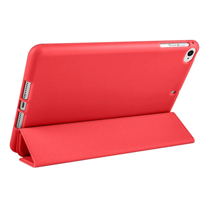 For iPad 9.7 2018 / 2017 / Air 2 / Air 3-folding TPU Horizontal Flip Leather Tablet Case with Holder(Red) - iPad 9.7 (2018) & (2017) Cases by buy2fix | Online Shopping UK | buy2fix