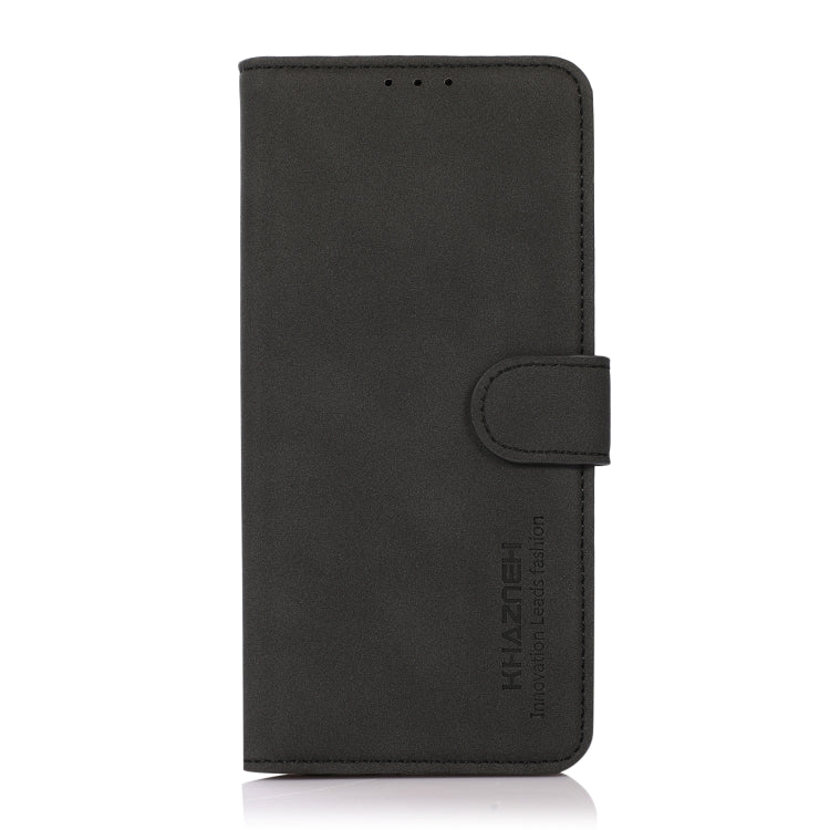 For Xiaomi Redmi Note 12S 4G KHAZNEH Matte Texture Leather Phone Case(Black) - Xiaomi Cases by buy2fix | Online Shopping UK | buy2fix