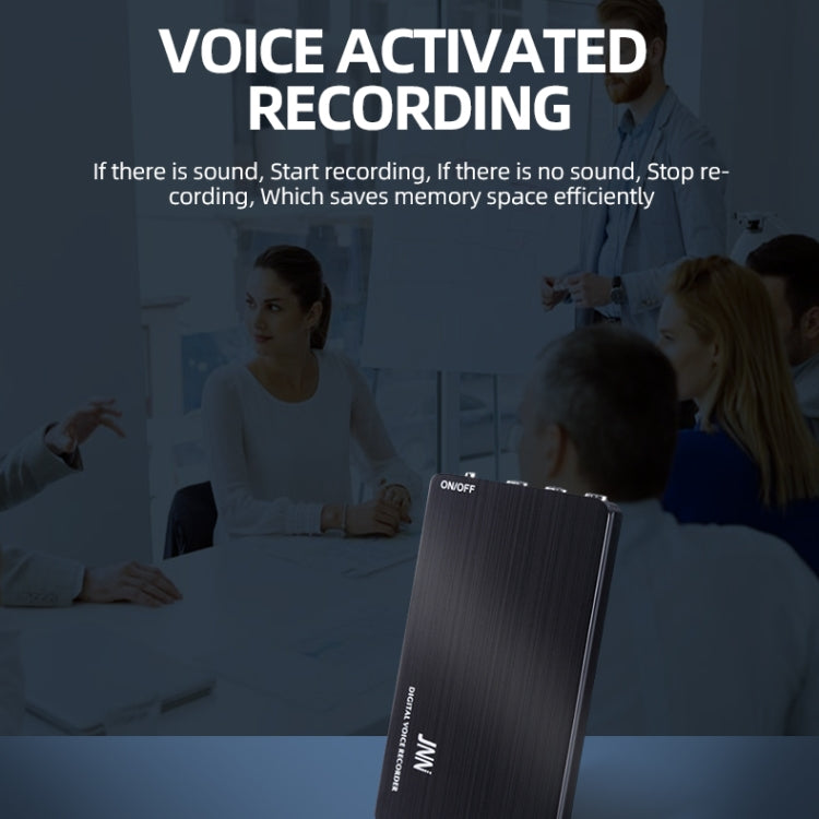 JNN M2 Ultra-thin HD Noise Reduction Intelligent Control Voice Voice Recorder, Capacity:64GB(Black) - Other Style by JNN | Online Shopping UK | buy2fix