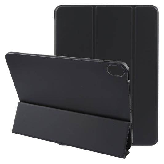 For iPad 10.9 2022 / Air 5 / Air 4 GEBEI 3-folding Holder Shockproof Flip Leather Tablet Case(Black) - iPad 10th Gen 10.9 Cases by GEBEI | Online Shopping UK | buy2fix