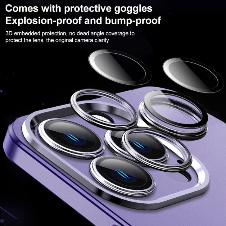 For iPhone 12 Pro Frosted Metal Material Phone Case with Lens Protection(Dark Blue) - iPhone 12 / 12 Pro Cases by buy2fix | Online Shopping UK | buy2fix