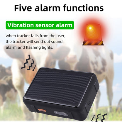 V44 Solar Energy Waterproof Cattle and Sheep GPS Tracker - Personal Tracker by buy2fix | Online Shopping UK | buy2fix