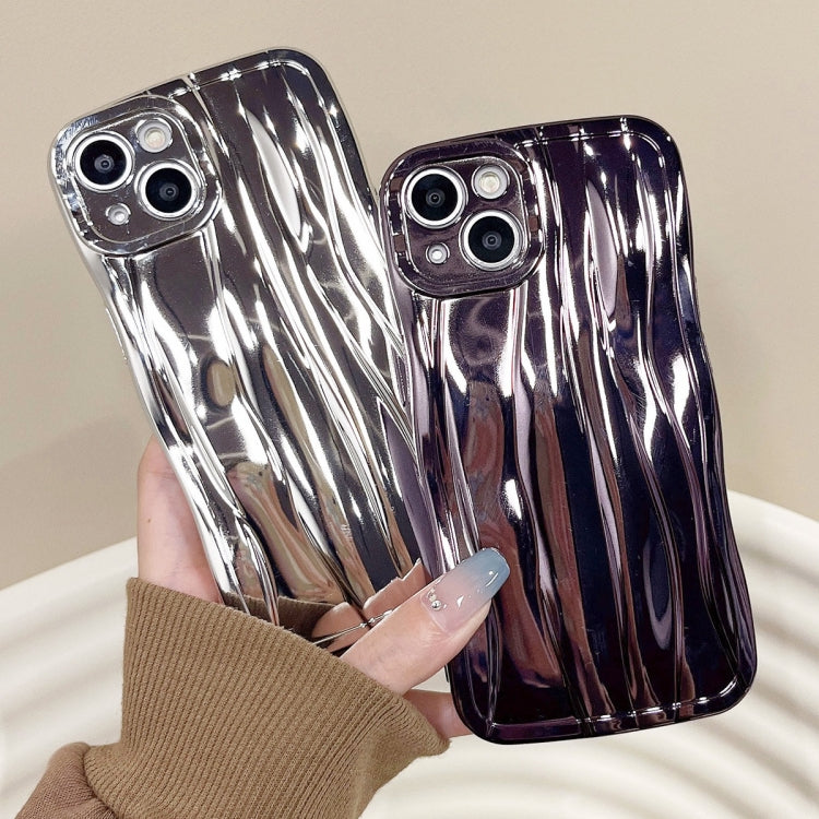 For iPhone SE 2022 /2020 / 8 / 7 Electroplating Water Ripple TPU Phone Case(Purple) - iPhone SE 2022 / 2020 / 8 / 7 Cases by buy2fix | Online Shopping UK | buy2fix