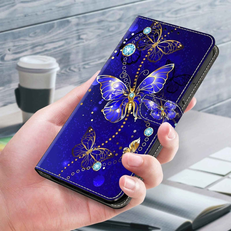 For Xiaomi Redmi Note 11 Global Crystal 3D Shockproof Protective Leather Phone Case(Diamond Butterfly) - Xiaomi Cases by buy2fix | Online Shopping UK | buy2fix