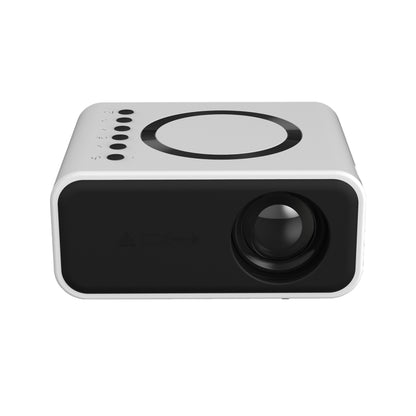 T300S 320x240 24ANSI Lumens Mini LCD Projector Supports Wired & Wireless Same Screen, Specification:UK Plug(White) - Mini Projector by buy2fix | Online Shopping UK | buy2fix