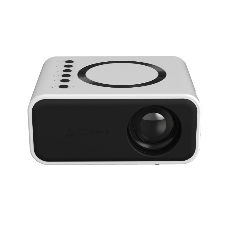 T300S 320x240 24ANSI Lumens Mini LCD Projector Supports Wired & Wireless Same Screen, Specification:AU Plug(White) - Mini Projector by buy2fix | Online Shopping UK | buy2fix