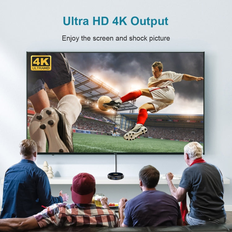 HK1RBOX H8-H618 Android 12.0 Allwinner H618 Quad Core Smart TV Box, Memory:4GB+64GB(US Plug) - Allwinner H6 by buy2fix | Online Shopping UK | buy2fix