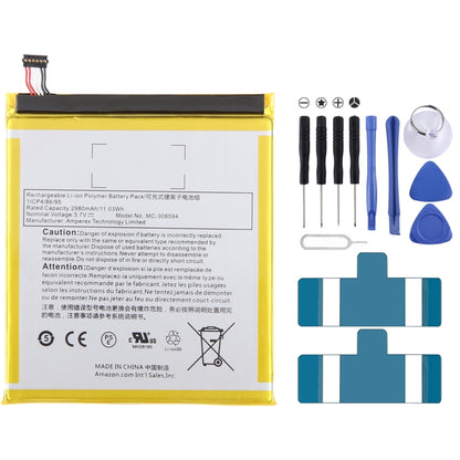 MC-308594 2980mAh Battery Replacement For Amazon kindle Fire 7 5th Gen - Others by buy2fix | Online Shopping UK | buy2fix
