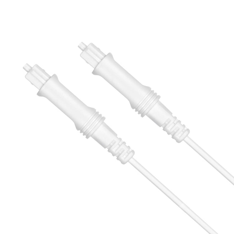 2m EMK OD2.2mm Digital Audio Optical Fiber Cable Plastic Speaker Balance Cable(White) - Audio Optical Cables by EMK | Online Shopping UK | buy2fix