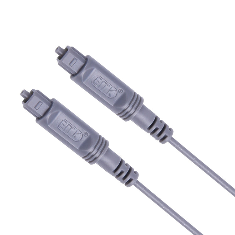 5m EMK OD2.2mm Digital Audio Optical Fiber Cable Plastic Speaker Balance Cable(Silver Grey) - Audio Optical Cables by EMK | Online Shopping UK | buy2fix