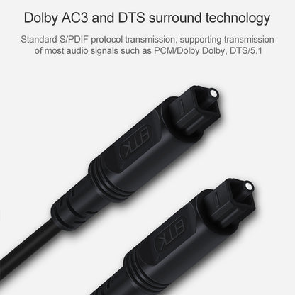 25m EMK OD2.2mm Digital Audio Optical Fiber Cable Plastic Speaker Balance Cable(Black) - Audio Optical Cables by EMK | Online Shopping UK | buy2fix