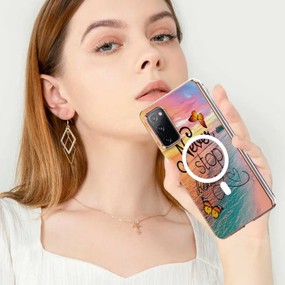 For Samsung Galaxy S20 FE 5G&4G / S20 Lite / S20 Fan Edition Marble Pattern Dual-side IMD Magsafe TPU Phone Case(Dream Butterfly) - Galaxy S20 FE Cases by buy2fix | Online Shopping UK | buy2fix