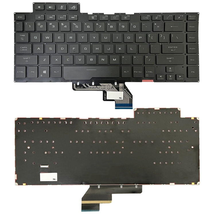 US Version Backlight Laptop Keyboard For Asus ROG GU502G GU502GV GU502GU(Colorful Light) - Asus Spare Parts by buy2fix | Online Shopping UK | buy2fix