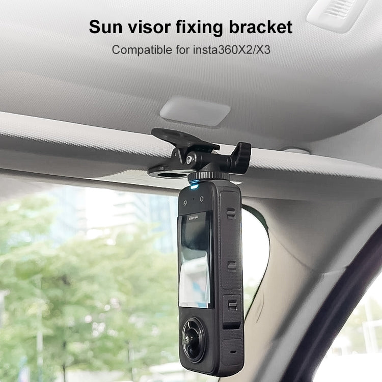 Car Sun Visor Bracket Type A Phone Clamp Mount - Car Holders by buy2fix | Online Shopping UK | buy2fix