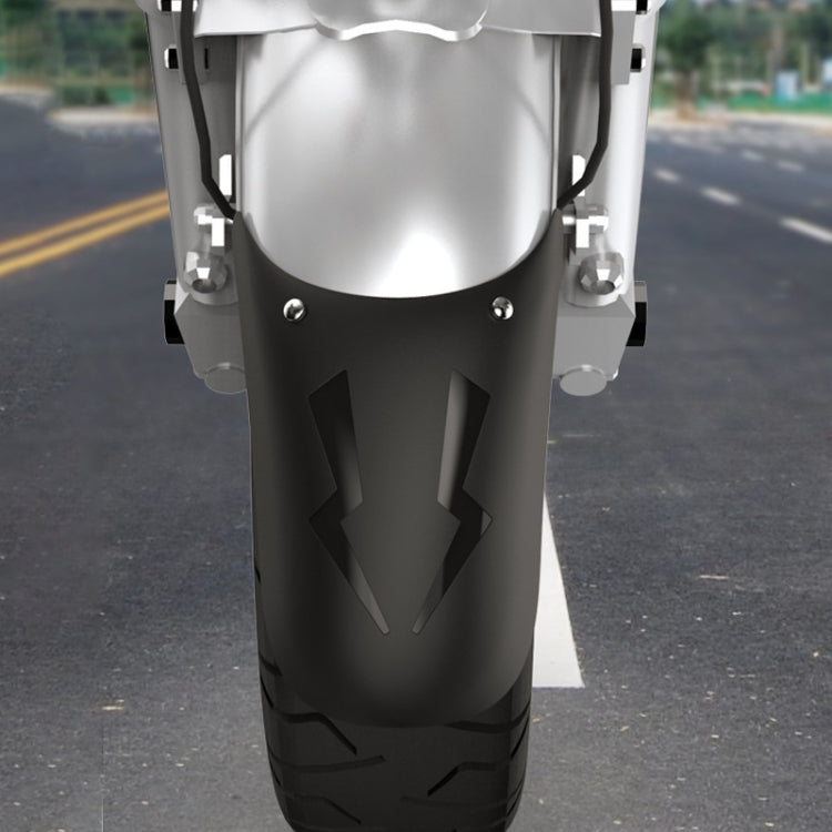 Motorcycle PP Modified Front Wheel Fender Dustproof Splash Flaps Mudguards Fender Guard, Style:02 - In Car by buy2fix | Online Shopping UK | buy2fix