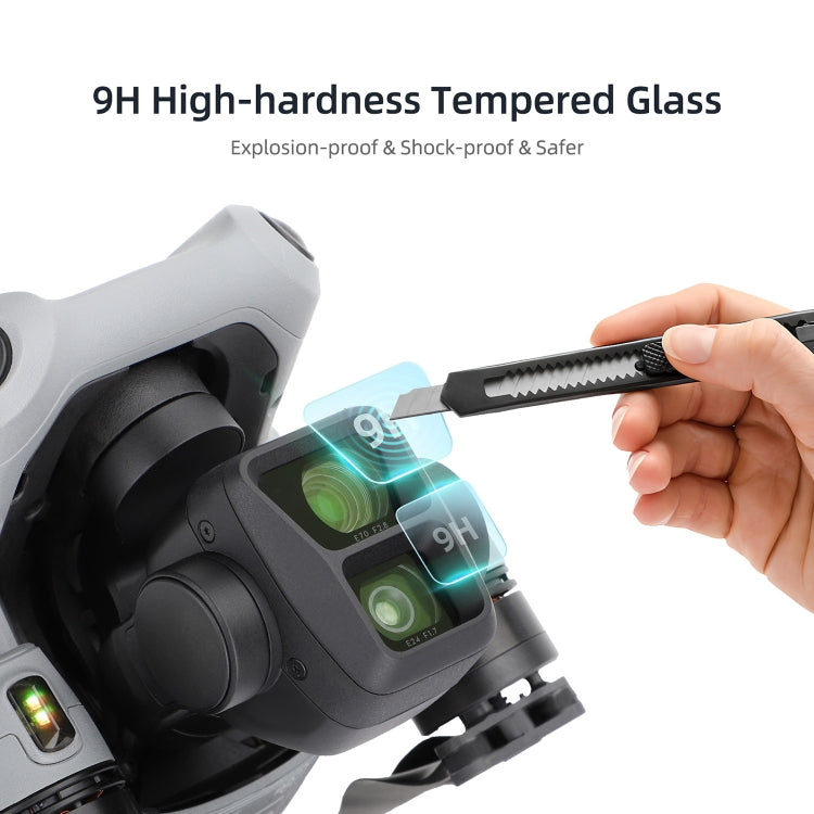 For DJI Air 3 Sunnylife Lens Protector Tempered Glass Combo Protective Films, Quantity:2 Sets - Other by Sunnylife | Online Shopping UK | buy2fix