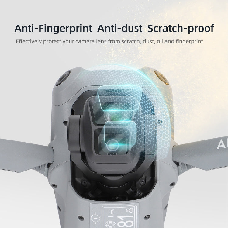 For DJI Air 3 Sunnylife Lens Protector Tempered Glass Combo Protective Films, Quantity:2 Sets - Other by Sunnylife | Online Shopping UK | buy2fix