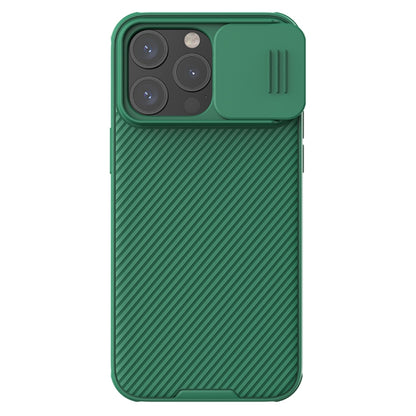 For iPhone 15 Pro Max NILLKIN CamShield Pro Magnetic Magsafe Phone Case(Green) - iPhone 15 Pro Max Cases by NILLKIN | Online Shopping UK | buy2fix