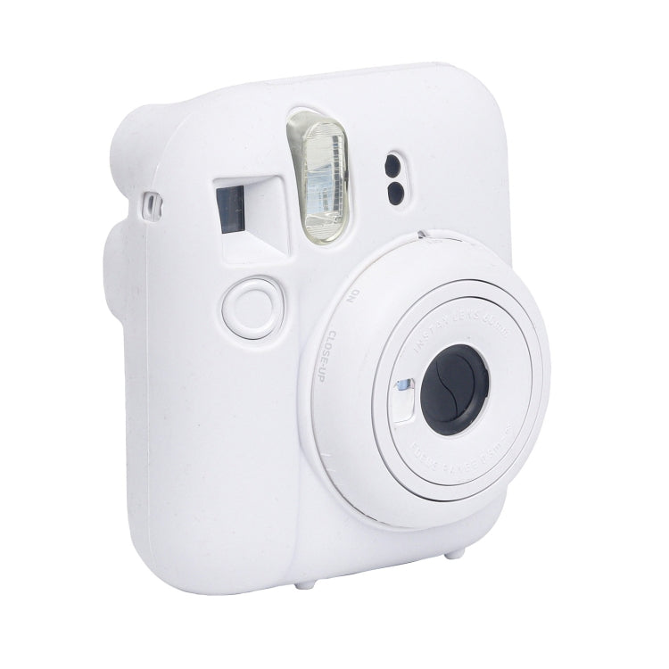 For FUJIFILM instax mini 12 Soft Silicone Camera Protective Case(White) - Protective Case by buy2fix | Online Shopping UK | buy2fix