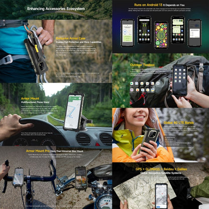 [HK Warehouse] Ulefone Armor 22, 8GB+128GB, IP68/IP69K Rugged Phone, 6.58 inch Android 13 MediaTek Helio G96 Octa Core, Network: 4G, NFC, OTG(All Black) - Ulefone by Ulefone | Online Shopping UK | buy2fix