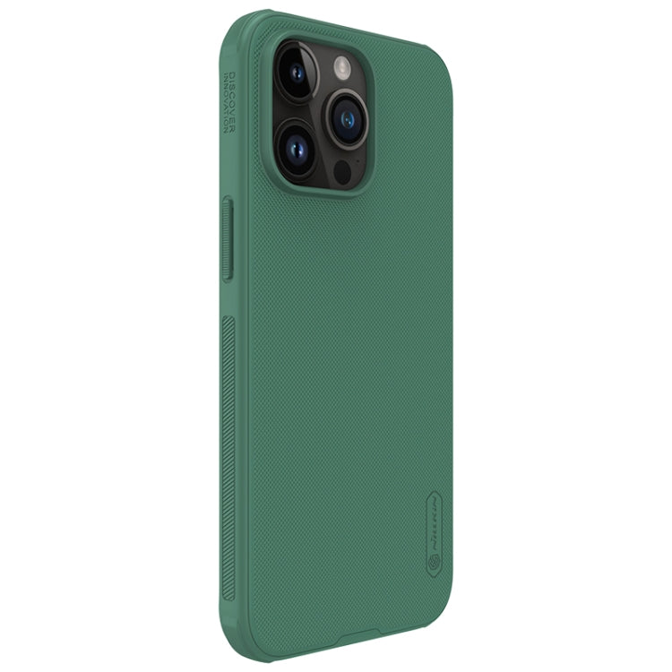 For iPhone 15 Pro Max NILLKIN Frosted Shield Pro PC + TPU Phone Case(Green) - iPhone 15 Pro Max Cases by NILLKIN | Online Shopping UK | buy2fix
