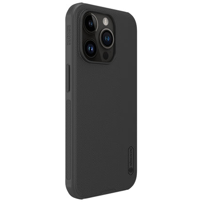 For iPhone 15 Pro NILLKIN Frosted Shield Pro PC + TPU Phone Case(Black) - iPhone 15 Pro Cases by NILLKIN | Online Shopping UK | buy2fix