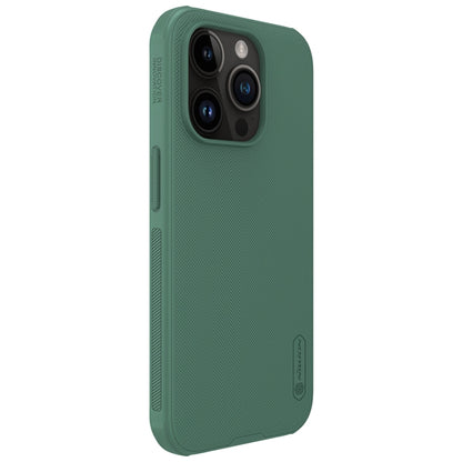 For iPhone 15 Pro NILLKIN Frosted Shield Pro PC + TPU Phone Case(Green) - iPhone 15 Pro Cases by NILLKIN | Online Shopping UK | buy2fix