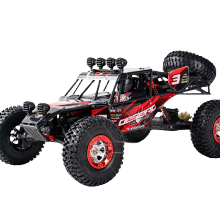 JJR/C Q39C 2.4G Four-wheel Drive High-speed Climbing Carbon Brush Motor RC Desert Off-Road Truck(Red) - RC Cars by JJR/C | Online Shopping UK | buy2fix