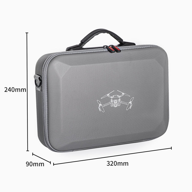 For DJI Mini 4 Pro / RC 2 with Screen STARTRC Shoulder Storage Bag PU Handbag(Grey) - Carry Cases & Bags by STARTRC | Online Shopping UK | buy2fix