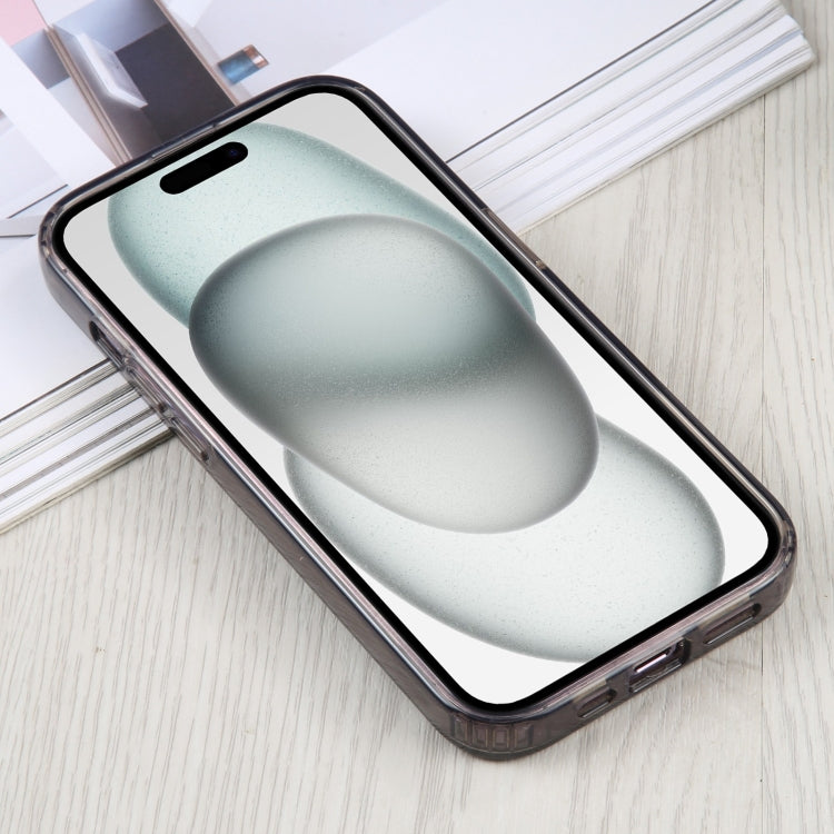 For iPhone 15 GEBEI Acrylic Phone Case(Transparent Black) - iPhone 15 Cases by GEBEI | Online Shopping UK | buy2fix