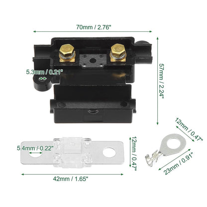 6 in 1 For Dual Battery Systems ANS Car Fuse Holder Fuse Box Kit, Current:60A - Fuse by buy2fix | Online Shopping UK | buy2fix