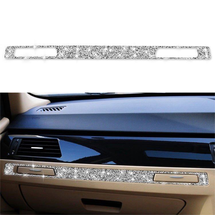 For BMW 3 Series E90 / E92 / E93 2005-2012 Car Passenger Side Center Control Diamond Decorative Sticker, Right Drive - Car Interior Mouldings by buy2fix | Online Shopping UK | buy2fix