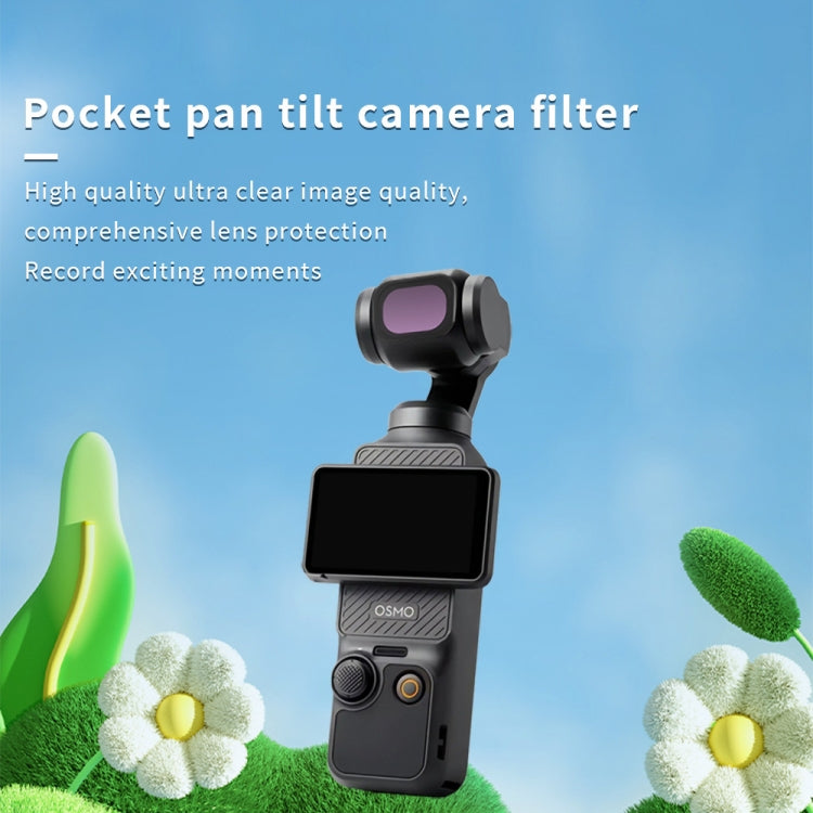 For DJI OSMO Pocket 3 JSR CB Series Camera Lens Filter, Filter:ND64PL - Lens Accessories by JSR | Online Shopping UK | buy2fix