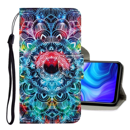 For Xiaomi Redmi 9A 3D Colored Drawing Horizontal Flip PU Leather Case with Holder & Card Slots & Wallet(Mandala) - Xiaomi Cases by buy2fix | Online Shopping UK | buy2fix