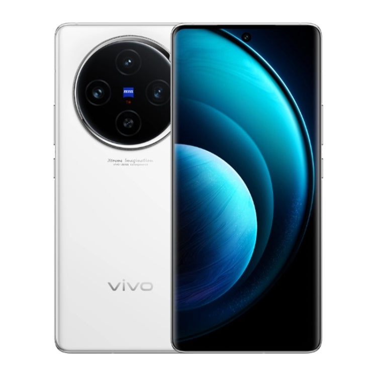 vivo X100, 16GB+512GB, Face ID / Fingerprint Identification, 6.78 inch Android 14 OriginOS 4 Dimensity 9300 Octa Core 3.25GHz, OTG, NFC, Network: 5G(White) - vivo by vivo | Online Shopping UK | buy2fix