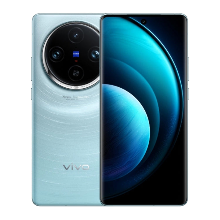 vivo X100 Pro, 16GB+512GB, Face ID / Fingerprint Identification, 6.78 inch Android 14 OriginOS 4 Dimensity 9300 Octa Core 3.25GHz, OTG, NFC, Network: 5G(Blue) - vivo by vivo | Online Shopping UK | buy2fix