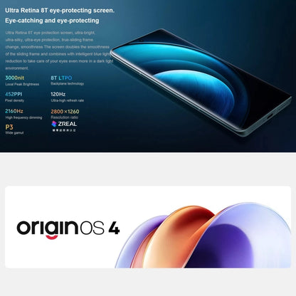 vivo X100 Pro, 16GB+512GB, Face ID / Fingerprint Identification, 6.78 inch Android 14 OriginOS 4 Dimensity 9300 Octa Core 3.25GHz, OTG, NFC, Network: 5G(Blue) - vivo by vivo | Online Shopping UK | buy2fix