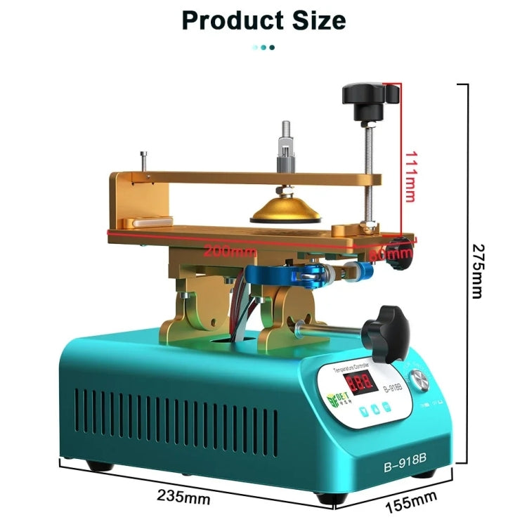 BEST B-918B 7 inch Multi-function Mobile Phone Screen Rotary Separator, EU Plug - Separation Equipment by BEST | Online Shopping UK | buy2fix