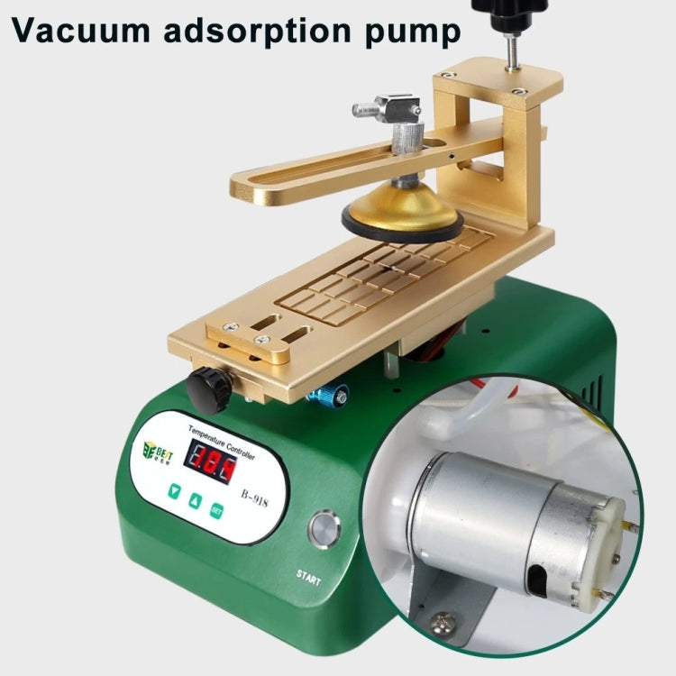 BEST B-918A 7 inch 110V Vacuum Pump LCD Screen Rotary Heating Platform Separator, US Plug - Separation Equipment by BEST | Online Shopping UK | buy2fix