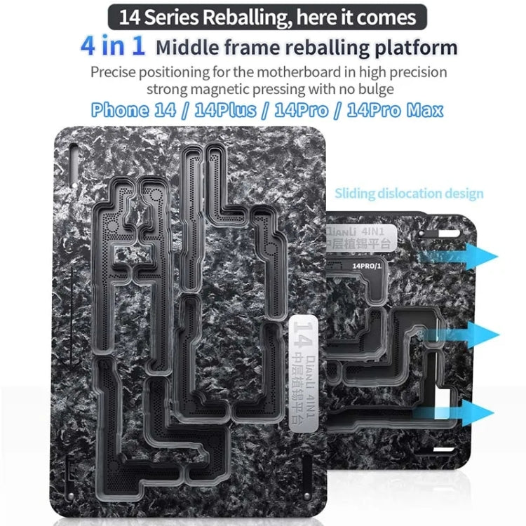 Qianli Magnetic Middle Layer BGA Reballing Platform For iPhone 14 Series - BGA Stencils by QIANLI | Online Shopping UK | buy2fix