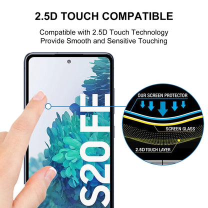 For Samsung Galaxy S20 FE / S20 FE 5G / S20 FE 2022 Full Glue Full Screen Tempered Glass Film - Samsung Accessories by buy2fix | Online Shopping UK | buy2fix